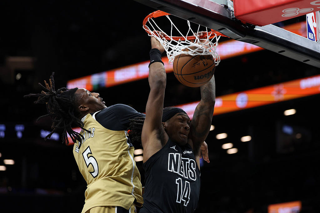 小波特23分克洛尼18分莱利27分 篮网大胜奇才